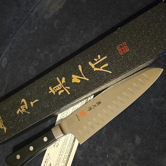 ❤️BUY 2 GET 1 FREE BMAC Knife Professional series 6.5" Santoku w/ dimples MSK-65 - Picture 16 of 16